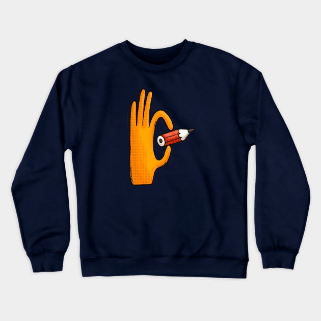 Tiny Pencil Crewneck Sweatshirt by Tania Tania